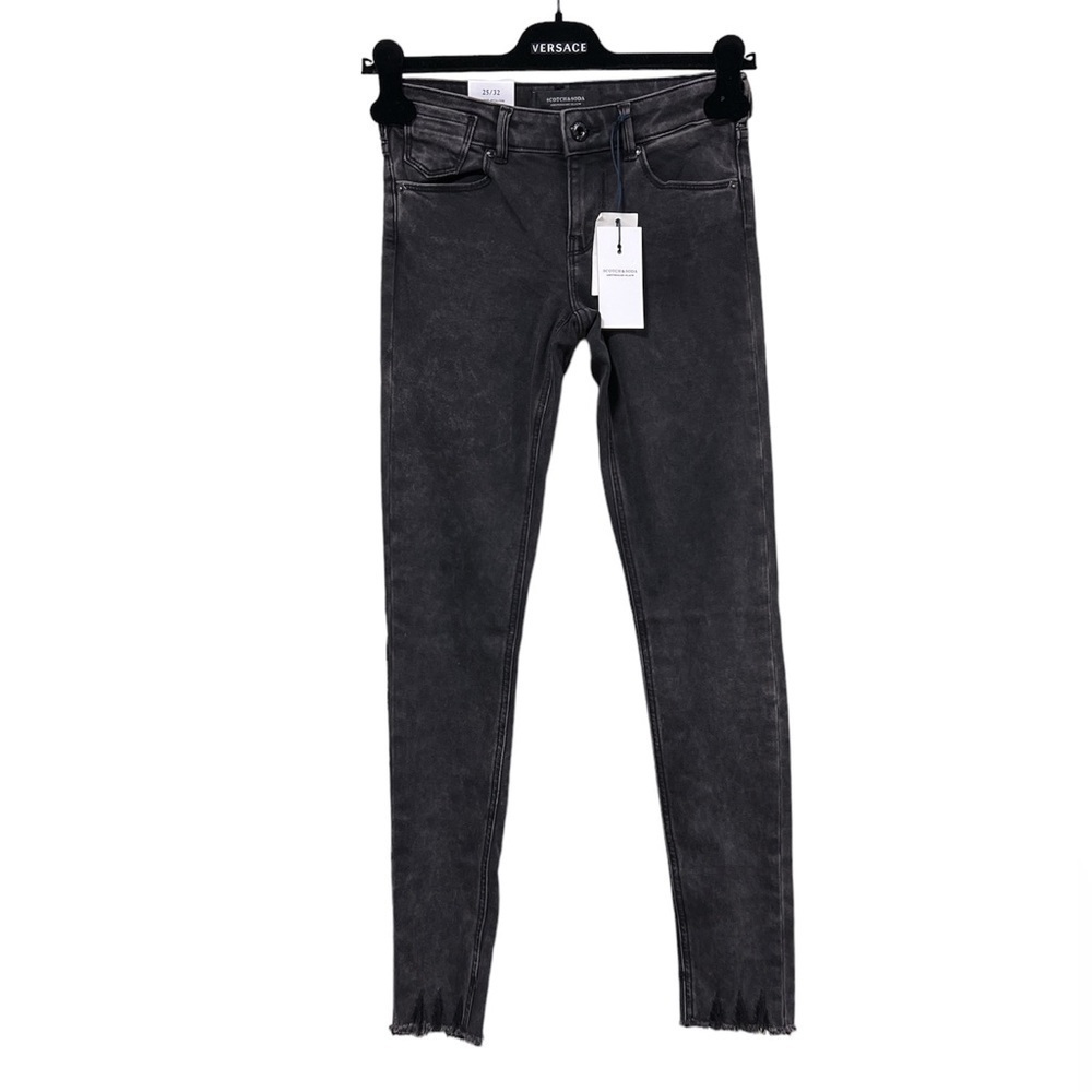 🆕 Scotch & Soda La Parisienne Skinny Distressed Irregular Wash Jeans
